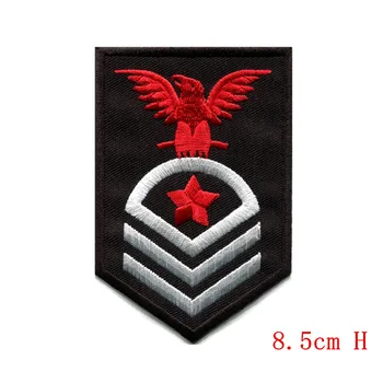 

Different kinds army navy military insignia rank war applique iron-on patch aonepatch Clothes