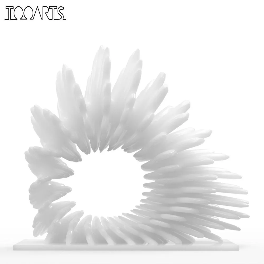 

Tooarts Tomfeel Coral 3D Printed Figurine Artesanato Figurine Modern Art Craft Gift for Home Living Room