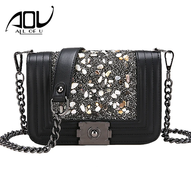 

New fashion women's handbag mother bag 2018 women's bags female simulation amber jade cross-body summer chains the messenger bag