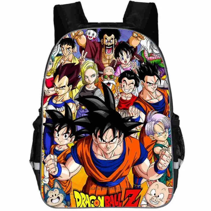 Dragon Ball Backpack Ultra Instinct Goku Z Vegeta Super Saiyain Casual School Bags Toddler Boys