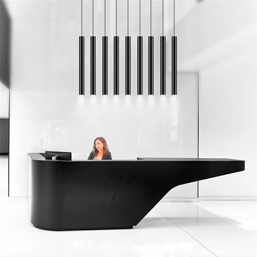 

Nordic Led Pendant Lamp Aluminum Balck White Kitchen COB Cylinder Pipe Pendant Light Lighting Hanging Lamp Fixture Dining Room