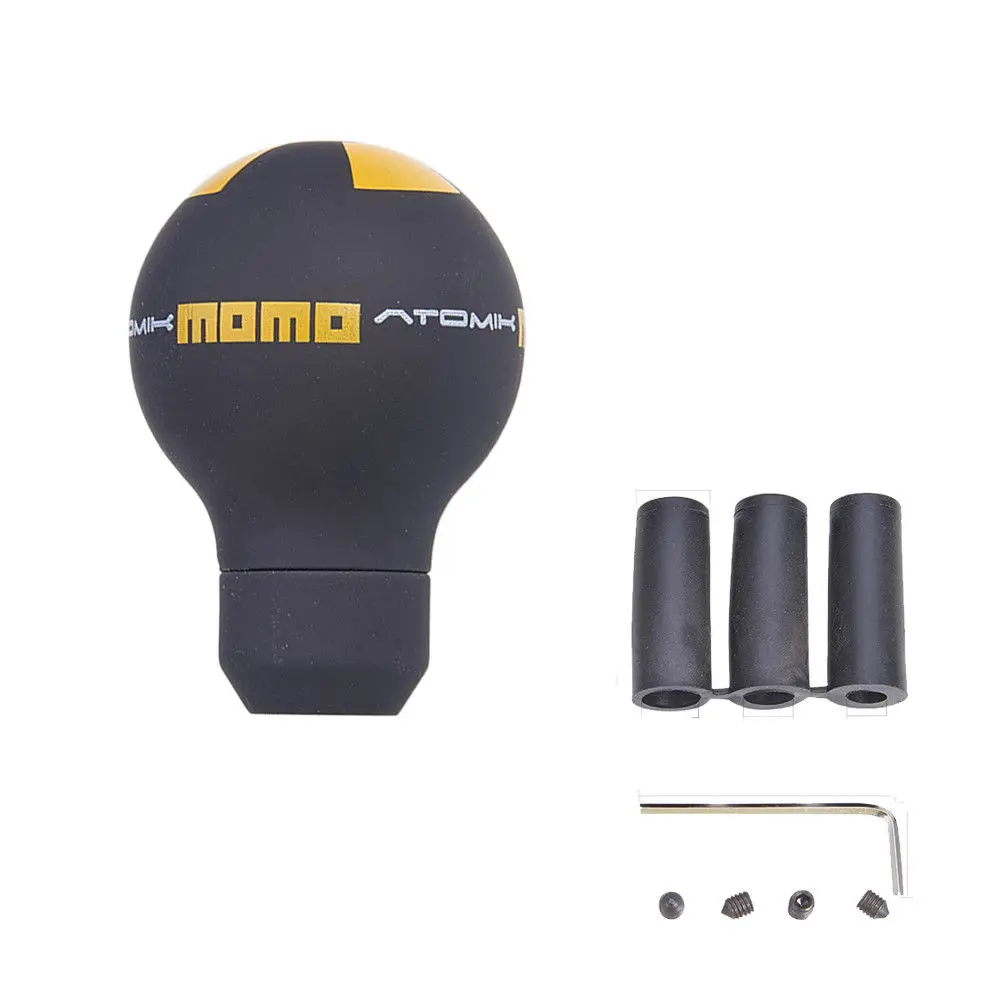 

Universal Ball Shift Knob Adapter Car Auto Gear Shifter Lever Round Shape Yellow Fit For BMW Toyota Honda Mazda Ford Audi Passat