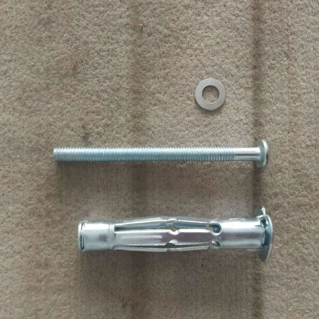 WSFS Hot 20pcs M5 X 37MM Heavy Duty Anchors Plugs Combination head