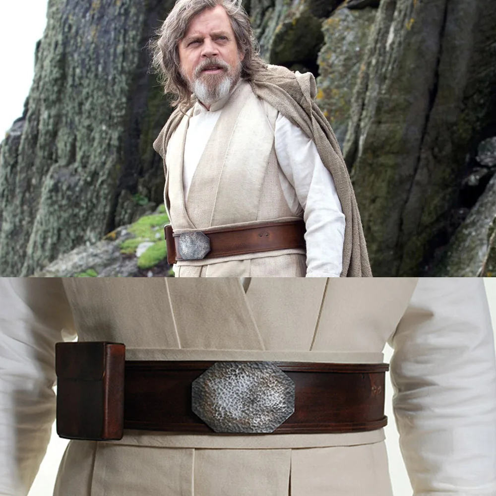 Star Wars The Last Jedi Luke Skywalker Belt Cosplay Mens Leather
