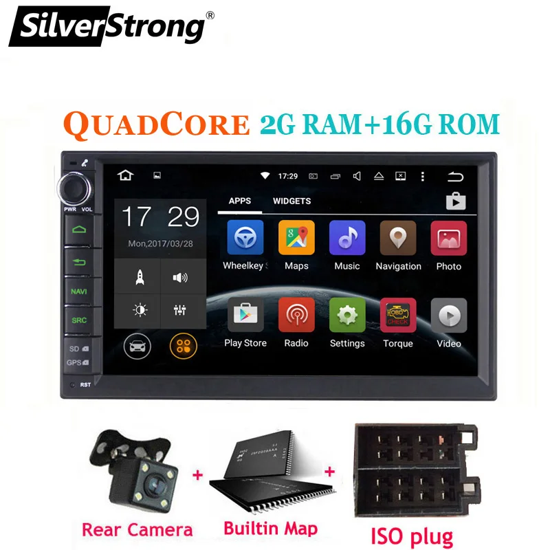 SilverStrong ips Android9.0 4G Автомобильный DVD 2din универсальный Автомобильный GPS Радио увеличитель магнитофон навигационная - Цвет: 707X30 CAM 4core