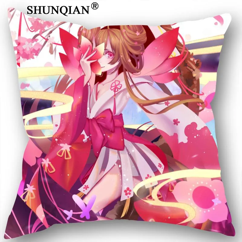 

New Arrival Onmyoji Anime Pillowcase Wedding Decorative Pillow Case Customize Gift For Pillow Cover 18-315