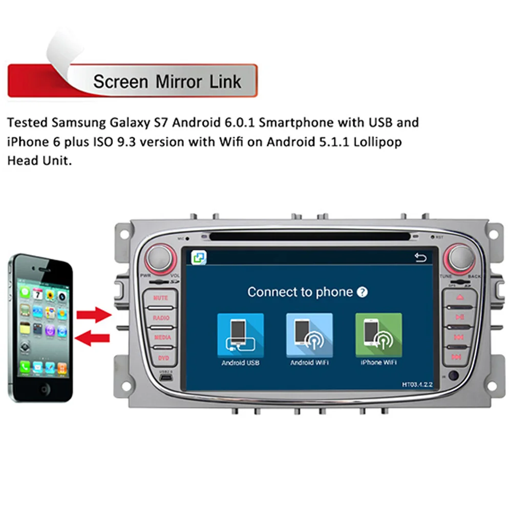 Clearance 7 Inch HD Android 8.1 Car DVD Player GPS Navigation Radio Audio for Ford Focus / Mondeo / S-max / C-max / Galaxy With Canubus 3 Clearance 7 Inch HD Android 8.1 Car DVD Player GPS Navigation Radio Audio for Ford Focus / Mondeo / S-max / C-max / Galaxy With Canubus 3