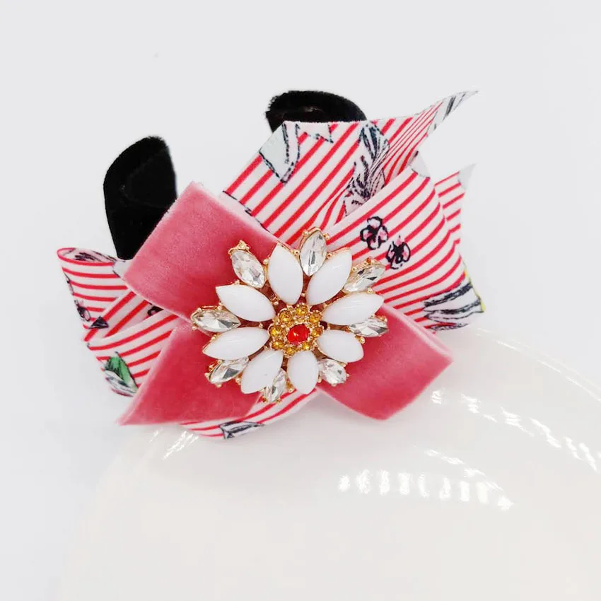 

Bracelet Bow Fabric Colorful Flower Geometric Bracelet Wild Exquisite Handmade Bracelet Beautiful temperament bracelet630