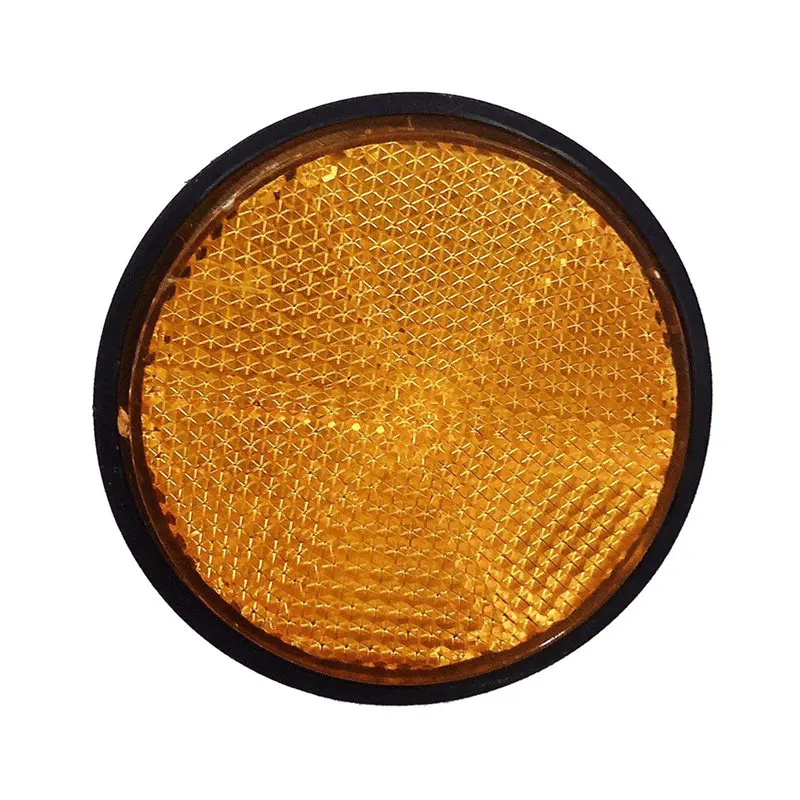 Clearance Bicycle Bike Round Reflector Safety Night Cycling Reflective Back Cycling Safety Warning Flashing Lights Bike Accessories 7 2