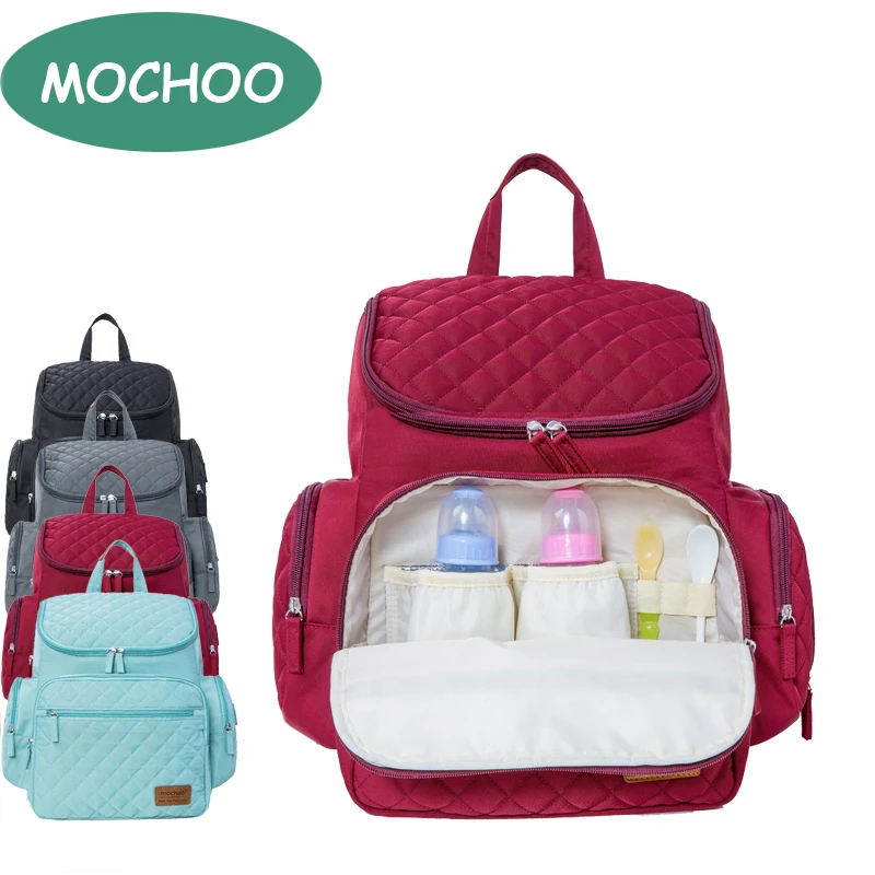 MOCHOO Diaper Bag Fashion Mommy Maternity Nappy Bag Brand Baby Travel Backpack Diaper Organizer ...