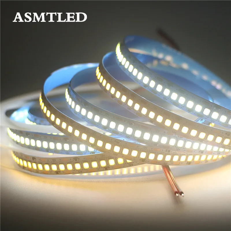 5 м/лот 10 мм ширина PCB 2835 SMD 1200 Светодиодная лента DC12V ip20 неводонепроницаемый гибкий