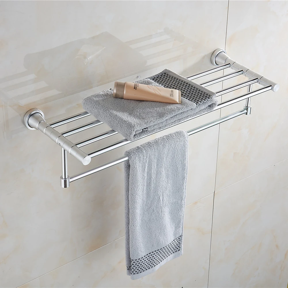 Практичная настенная алюминиевая полка для ванной комнаты XOXO 3020 | Обустройство