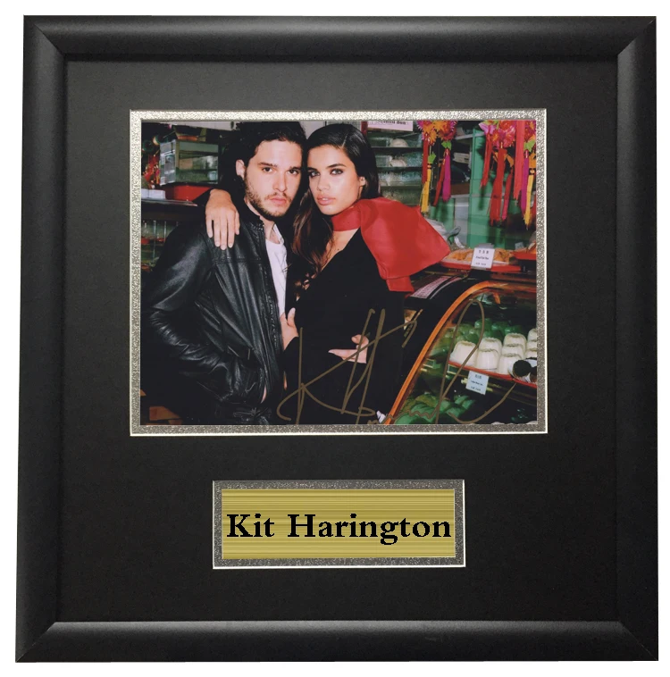

The Memorabilia Kit Harington come with SA COA autographed signeded photos framed
