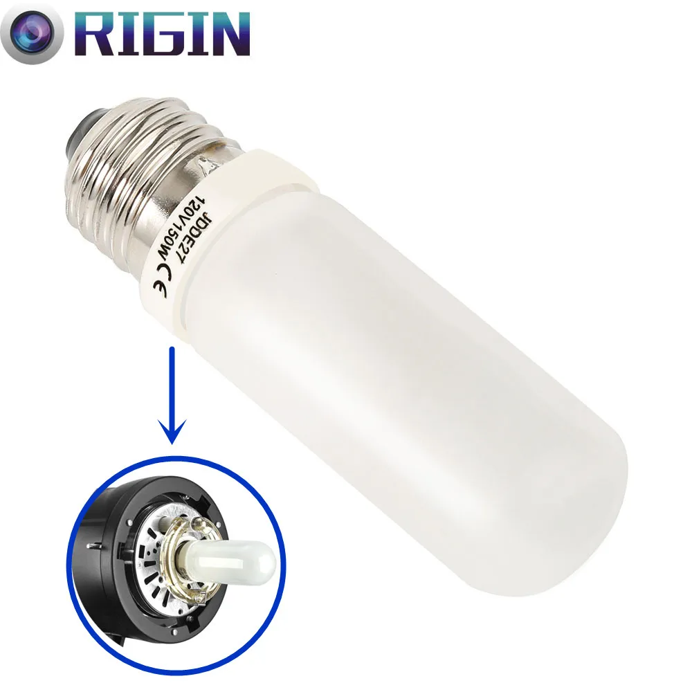 Studio Flash modeling lamp bulb E27 JDD 110v 150w Color Temperature 3300K (12)