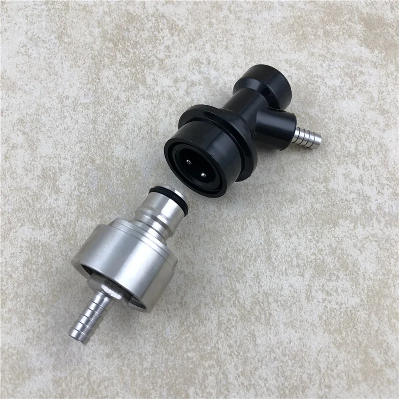Stainless Steel Carbonation Cap Carbonator & Liquid Ball Lock Disconnect fit soft drink PET bottles Homebrew Soda (1)
