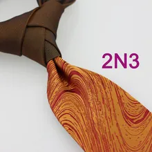 Yibei Coachella Галстуки коричневый узел оранжевый фуксия Пейсли великолепный галстук в стиле пэчворк галстук в деловом стиле Corbata качественный галстук Gravata