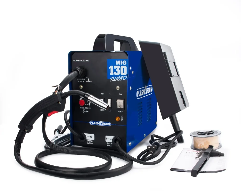 MIG Welding Machine 110V Inverter IGBT Welder Machine With Torch & Consumables