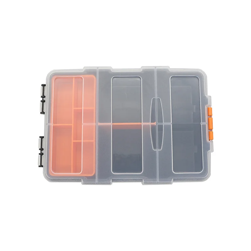 Plastic parts box packing  tool   bait  hardware fittings  frosted plastic screw receive a case small tool chest