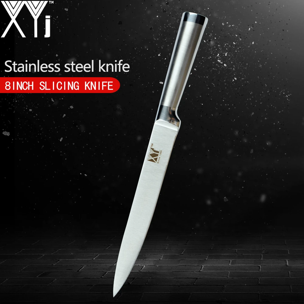 XYj Seamless Welding Kitchen Knife Fully Stainless Steel Knives Straight Handle Cooking Tools One Of 3.5, 5, 7, 8, 8, 8 inch XYj Seamless Welding Kitchen Knife Fully Stainless Steel Knives Straight Handle Cooking Tools One Of 3.5, 5, 7, 8, 8, 8 inch