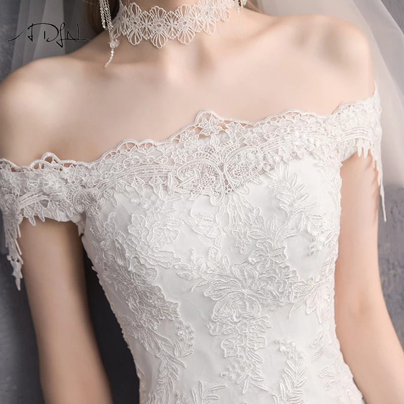 ADLN Романтические свадебные платья русалки на заказ с открытыми плечами Vestidos de Novia