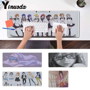 

Yinuoda Cool New Anime girl Gamer Speed Mice Retail Small Rubber Mousepad Speed/Control Version Large Gaming Mouse Pad