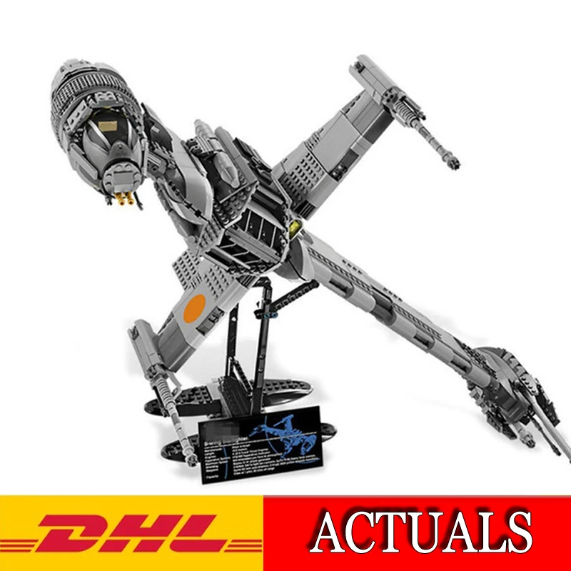 

2018 New Lepin 05045 1487Pcs Star War B-Wing Starfighter Model Bouilding Kits Blocks Bricks Compatible Children Toys Gift 10227