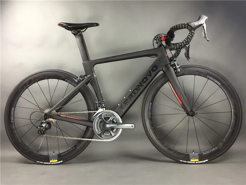 Discount Leadnovo Complete Full Carbon Fiber Road Bike Racing Cycling,T800 Carbono Fibre Frameset,Black-Red Color,3D three-dimensional 6 Discount Leadnovo Complete Full Carbon Fiber Road Bike Racing Cycling,T800 Carbono Fibre Frameset,Black-Red Color,3D three-dimensional 6