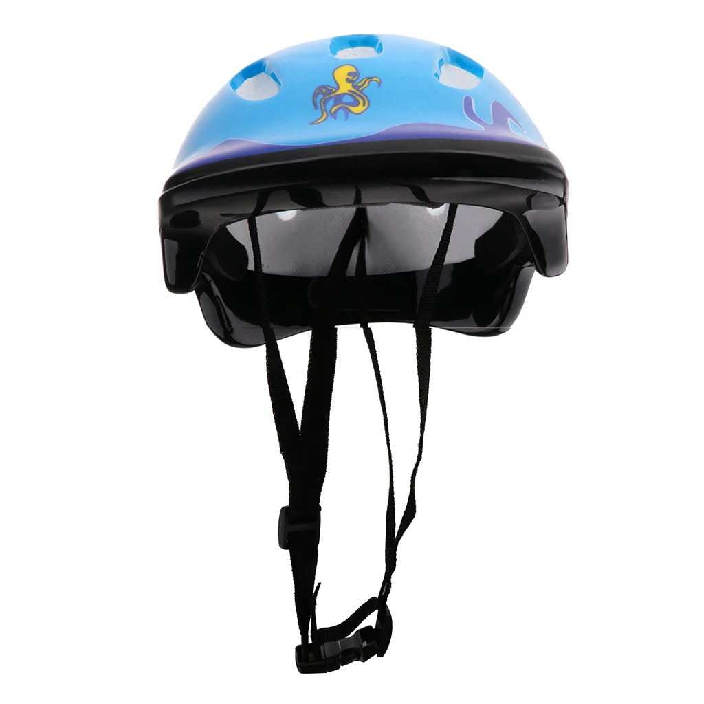 MagiDeal Kids Safety Helmet Knee Elbow Wrist Protective Pad Set for Inline Skating Bike Riding Cycling Kayaking Boating Sailing