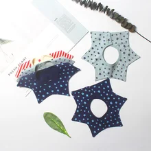 Детские слюнявчики с круглым вырезом, 360 градусов, детские слюнявчики, бандана, нагрудники для малышей, маленьких мальчиков и девочек