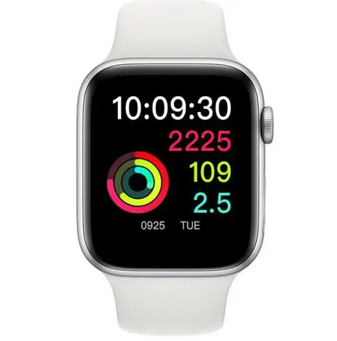 Passometer wireless charge Smart Watch 1:1 44mm Series 4 Bluetooth SmartWatch IWO 8 For iPhone Android phone heart rate monitor