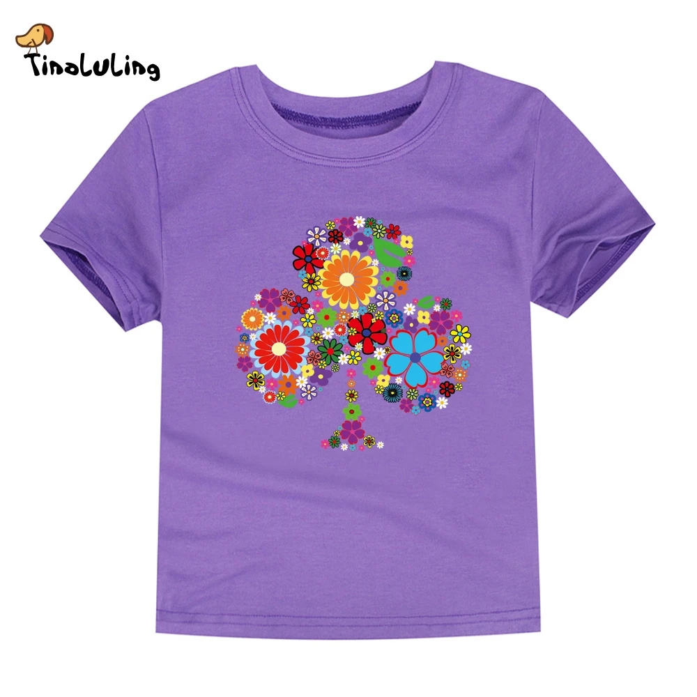 TINOLULING/Коллекция года; летняя детская футболка с изображением дерева и цветов; футболка с рисунком дерева для мальчиков и девочек; топы для детей; футболки для малышей; От 2 до 14 лет