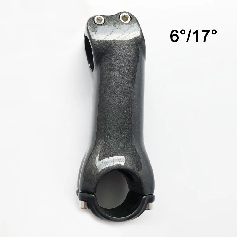 

ZNIINO no logo stem 31.8mm 6/17 Degree Road/MTB full Carbon fiber Stems Bike Parts 70/80/90/100/110/120/130 Bicycle Stem black