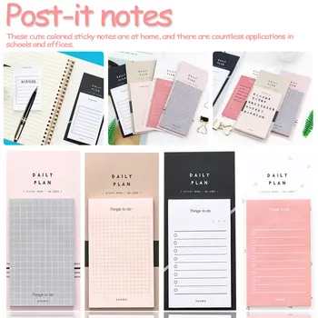 

Creative Stationery Office Accessories School Supplies Learning and Work Plan Kraft Paper Sticky Notes Post Notepad