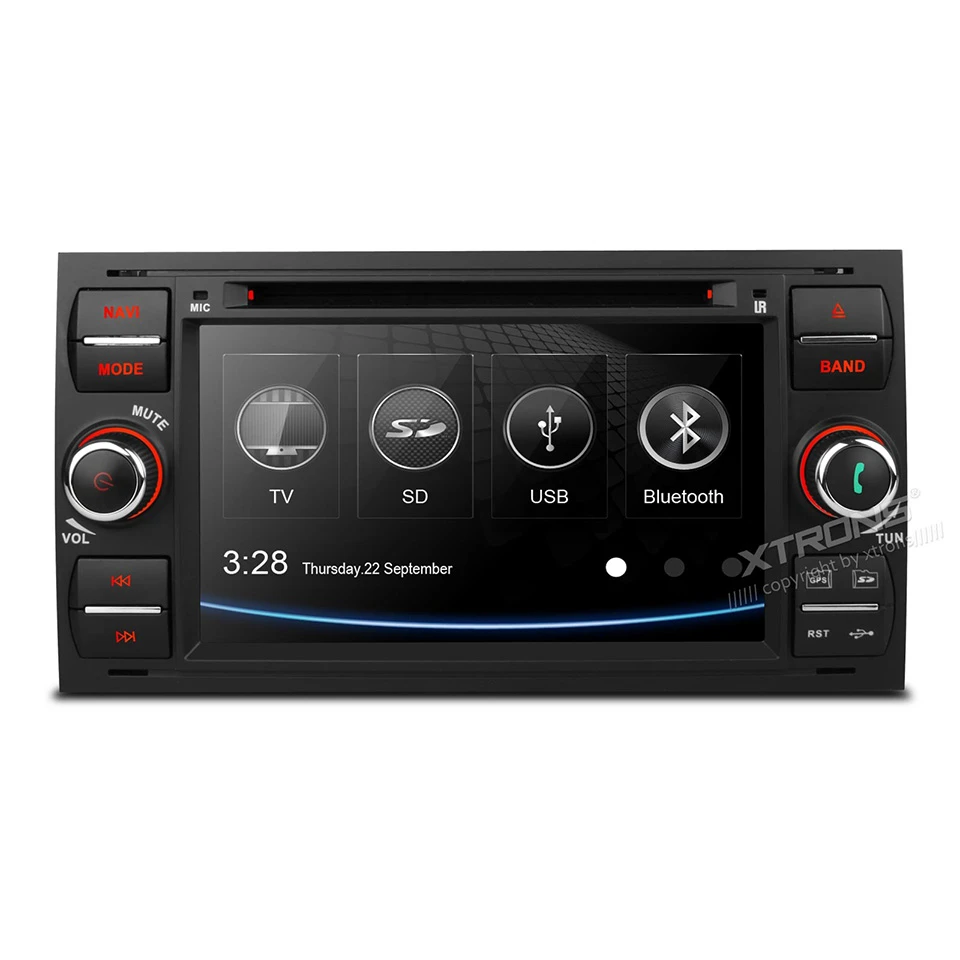 7 "Radio Samochodowe Gps Dla Ford Kuga C Max Podłączyć Fiesta Galaxy Fusion Mondeo S Max Transit Ford Focus Dotykowy Ekran Audio 2 Din Dvd Radio|Gps Tracking Device For Dogs|Gps Remindergps Systen -