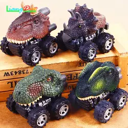 Инерция игрушки модели динозавров Мини-машинки модели новые подарки Детские игрушки модели динозавров мини игрушки, не пульт