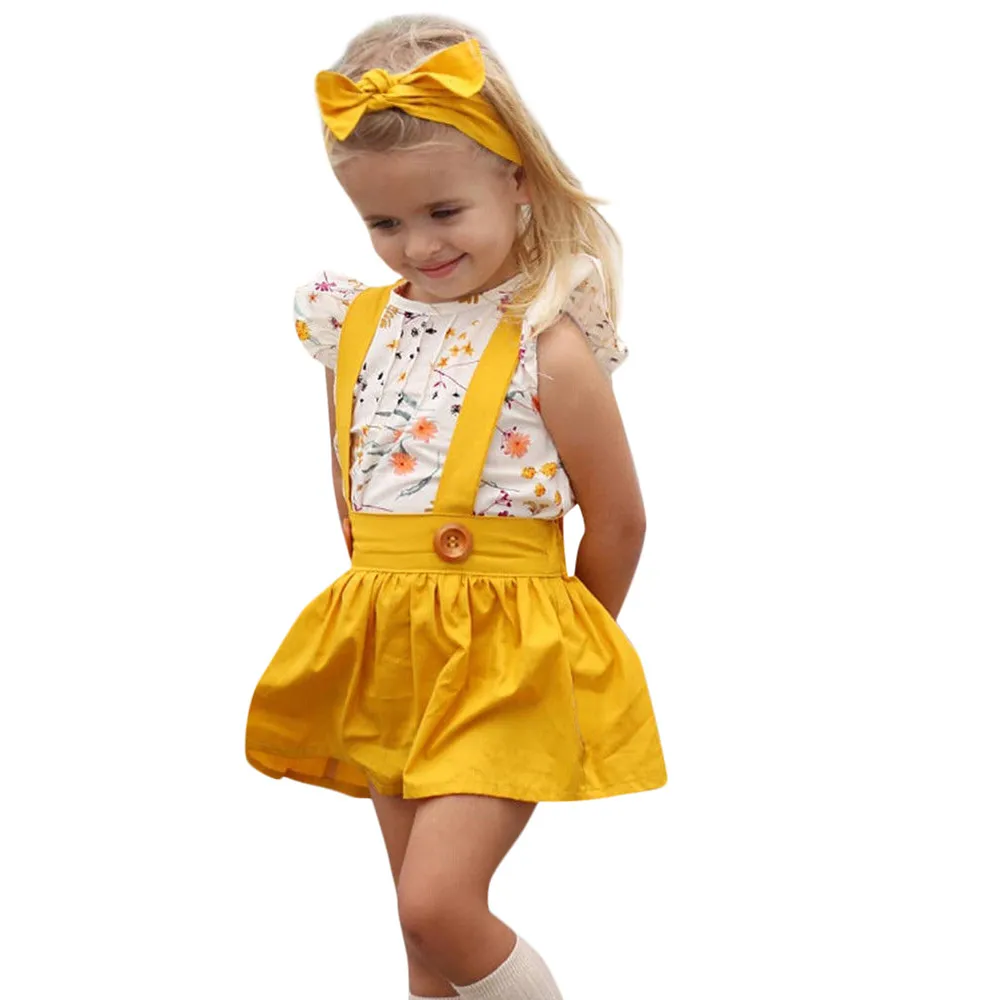 Aliexpress.com : Buy Girls Clothes Set Solid Children's ...