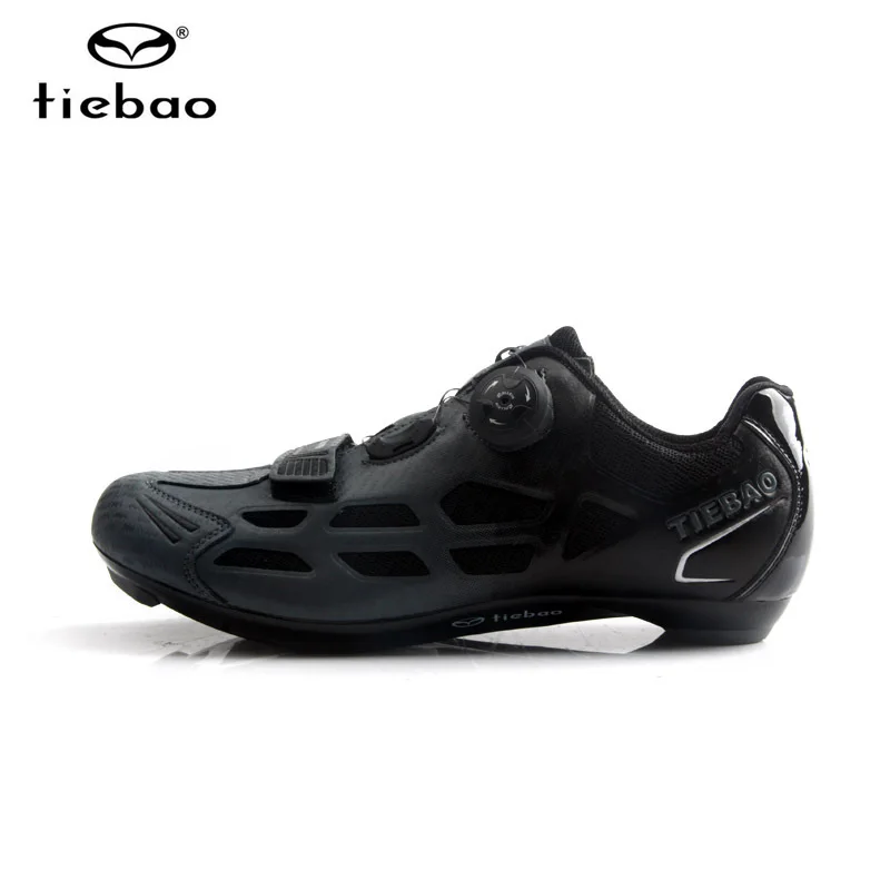 Tiebao/Мужская и женская обувь для велоспорта; обувь для шоссейного велосипеда; дышащая обувь для езды на велосипеде; кроссовки; спортивная обувь - Цвет: black