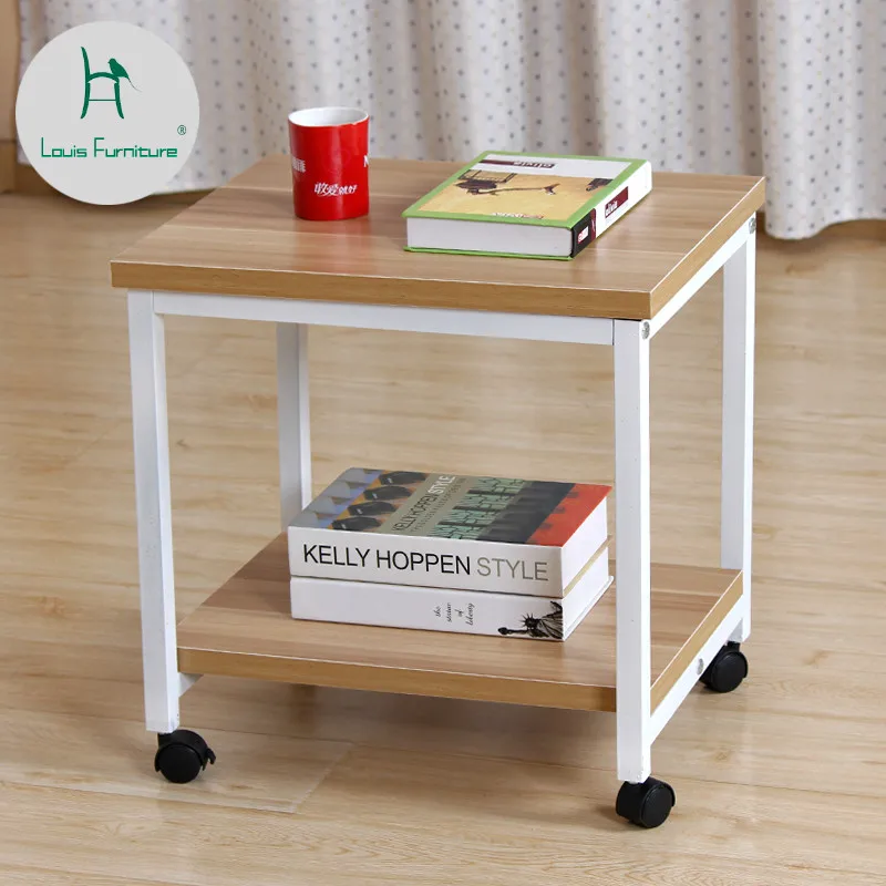 

Louis Fashion Coffee Tables Simple Convenient Modern Minimalist Removable Bedside Cabinet Sofa Side