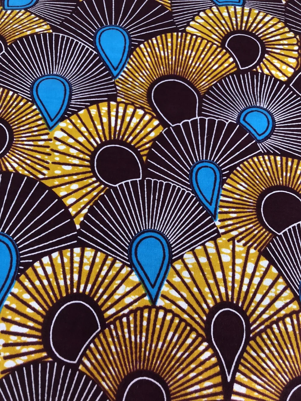 

1Yards Guaranteed dutch wax African super wax Hollandais for Sewing Fabric. Batik Veritable super wax hollandais 0000