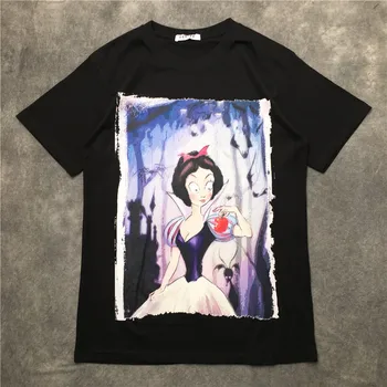 

New 2019 parkour Fashion Snow White apple T Shirts T-Shirt Hip Hop Skateboard Street Cotton T-Shirts Tee Top Top #L58