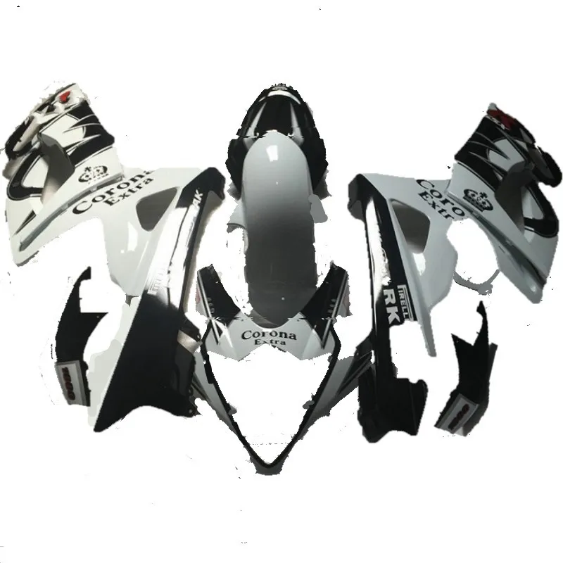 

For 2005 2006 GSXR1000 GSX-R1000 GSXR 1000 K5 GSX R1000 05 06 Corona White black Fairing Body kits D