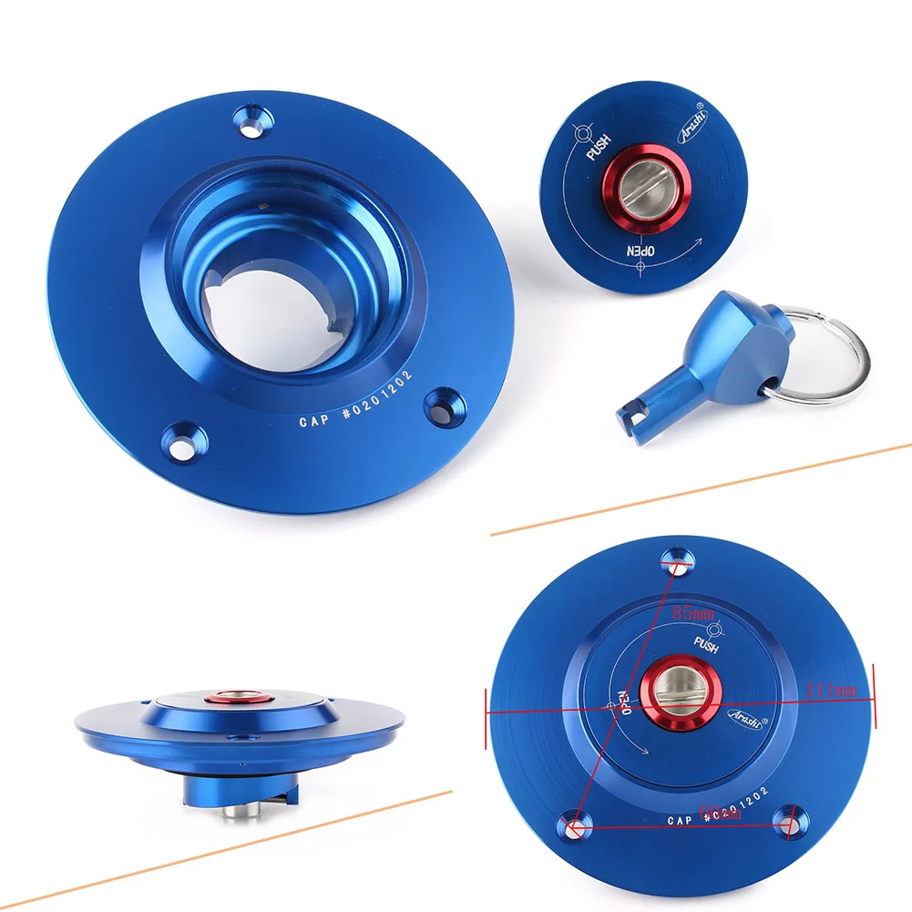 

Motorcycle Fuel Filler Cover Gas Tank Cap w/ Key For Suzuki GSF 650 1200S 1250 BANDIT Model GSR 600 GSXR 750 600 1000 2006-2019