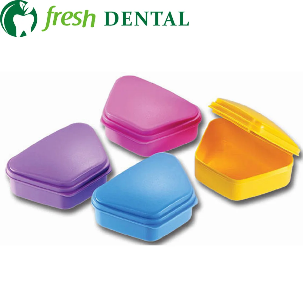 294PCS Dental orthodontic retainer Box dentures boxes retainer box for full mouth teeth dentures