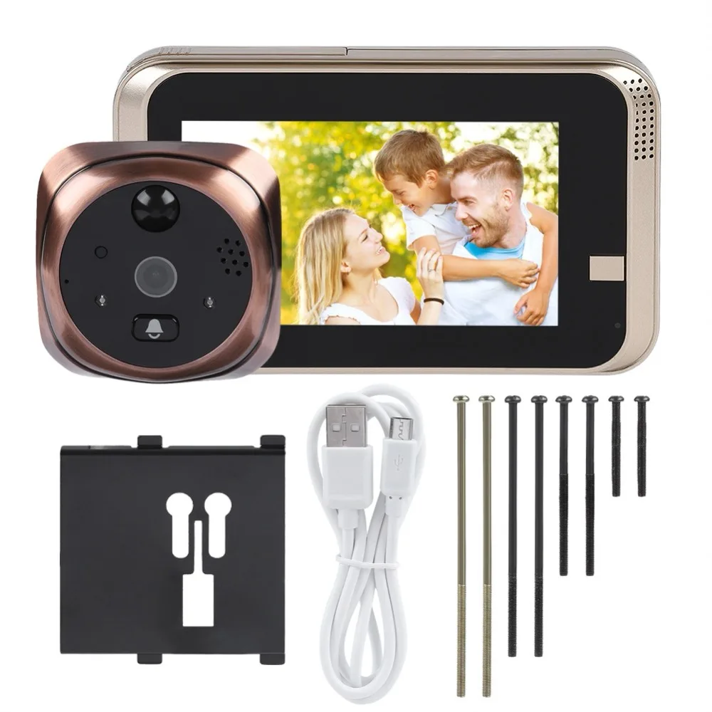 

Smart IP Video Intercom WI-FI Door Phone Door Bell Doorbell Camera Peephole Viewer Apartments Alarm Wireless Security Camera