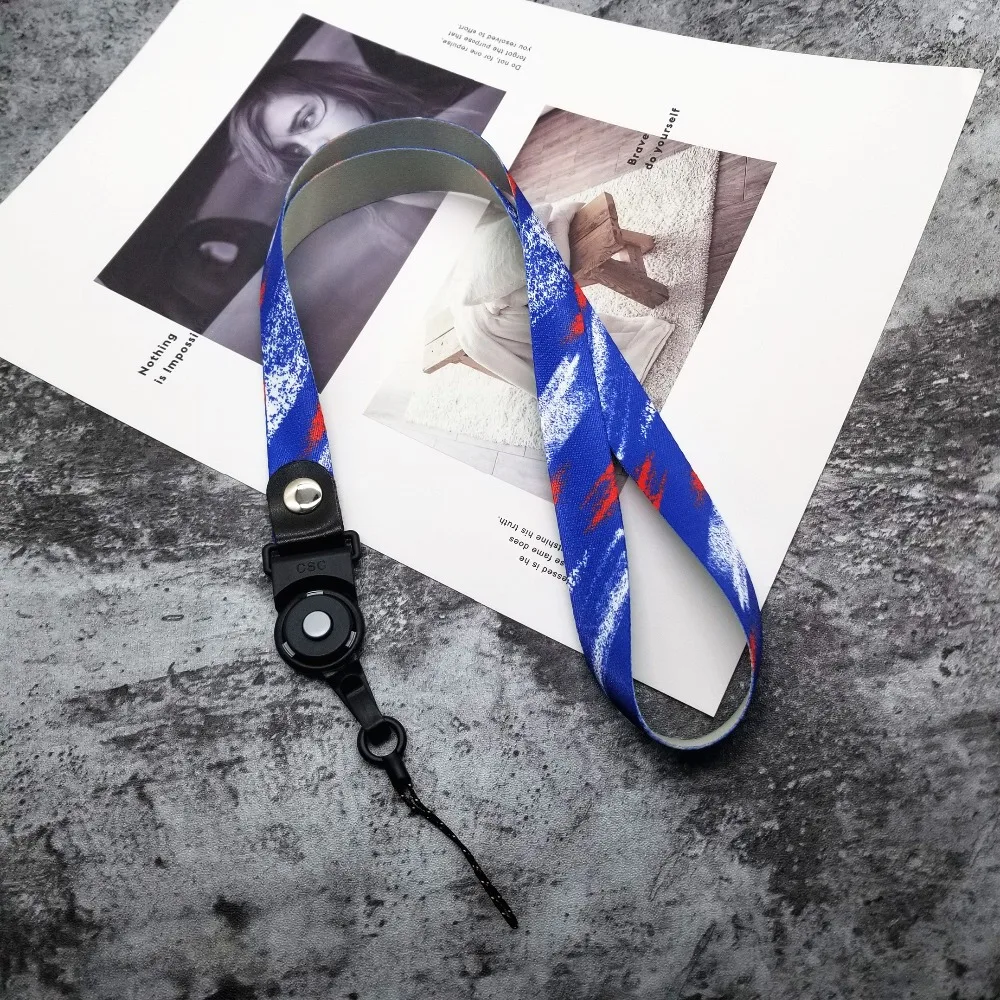 

Color mixing Neck Strap Lanyards for keys ID Card Gym Mobile Phone Straps USB badge Holder DIY Phone Hang Rope Lanyard