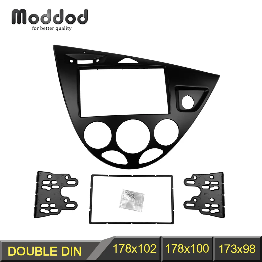 

Double Din Stereo Panel for Ford Ford Focus /Fiesta Fascia Radio Refitting Dash Installation Trim Kit Face right hand drive