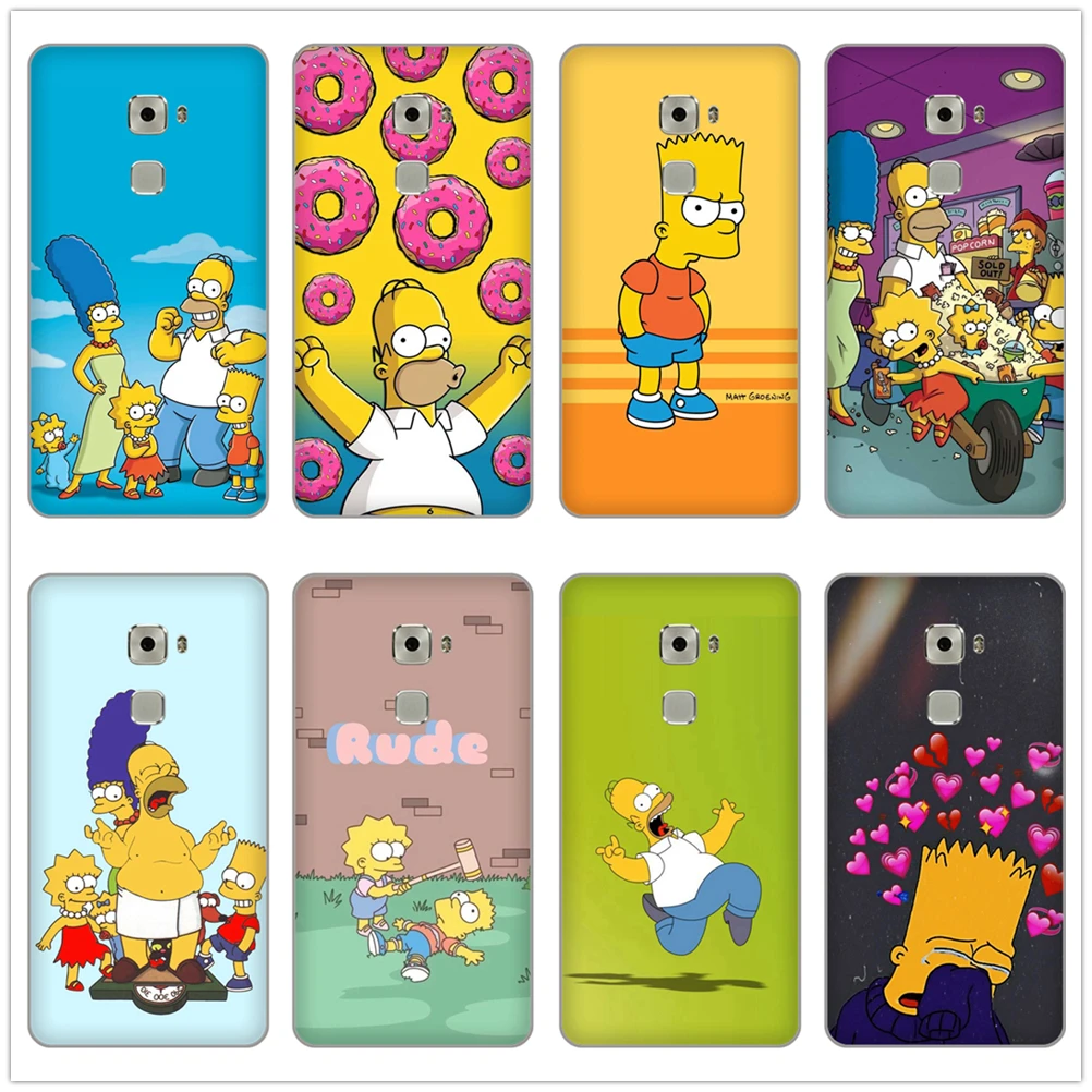 

cartoon The Simpsons Doughnut Soft TPU Silicone phone Case Cover for redmi PRO 3S 4 4PRO 4X 5 6PRO 6X NOTE 3 4X 5PRO 6 Coque