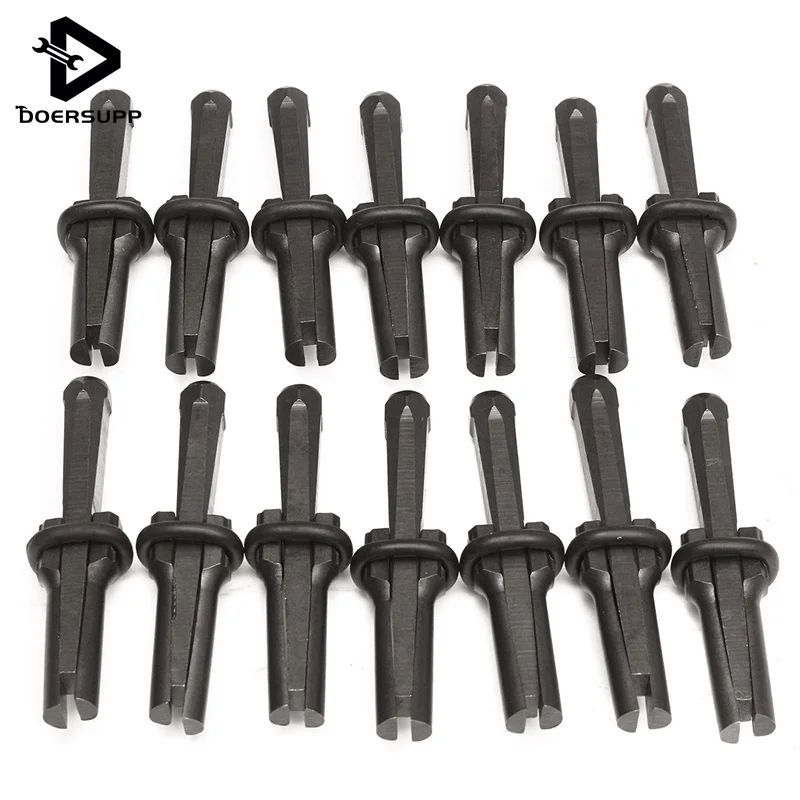 

14Pcs/Set 9/16 Inch Plug Wedge and Feathers Shims Quarry Rock Stone Splitter 14x110mm Hand Tool Set
