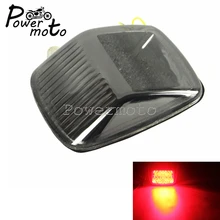 Motorcycle Smoke LED Taillight Red/Amber Integrated Turn Signal Lamp For Harley Deuce All Years / V ROD 2002 2011