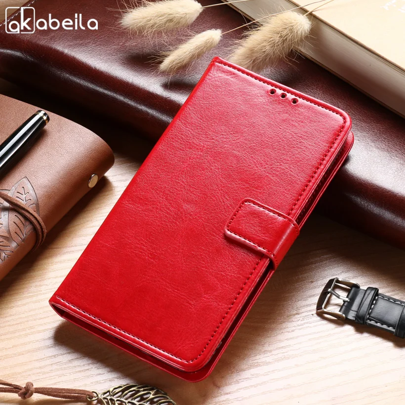AKABEILA сальто назад чехол Funda для Xiaomi Redmi Note 5A кожаный и силиконовые кошелек